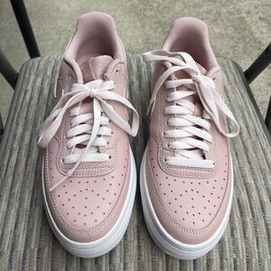Nike Court Vision Alta - Pink Leather - Women Size 8.5